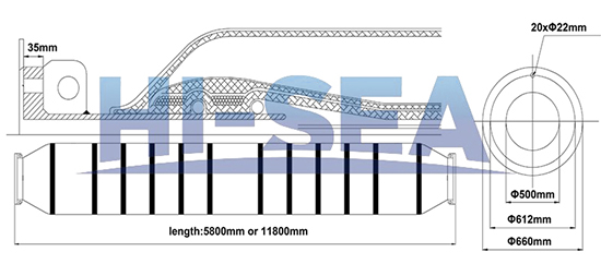 DN500 Dredge Self Floating Rubber Hose Drawing.jpg